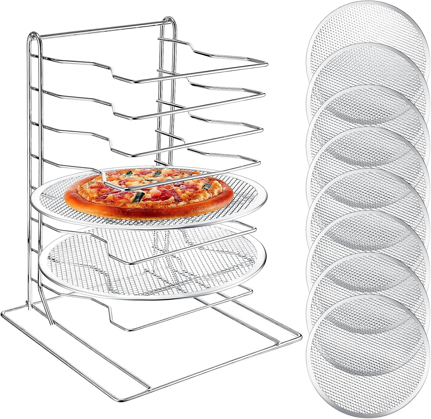 Kitchen Gadgets Hacks - Stojak na pizzę z 8 poziomami