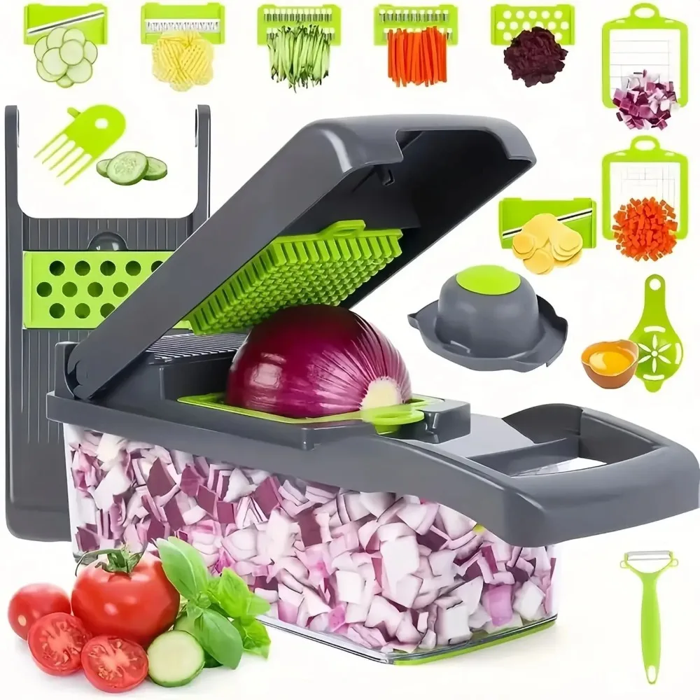 Kitchen Gadgets Hacks - Wielofunkcyjny uchwyt do siekania warzyw ruszt