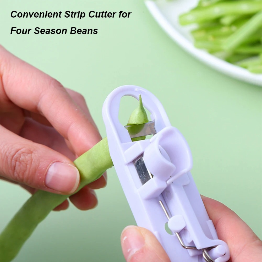 Household Kitchen Gadgets Vegetable Cutter Silk Cutter - 1 szt. Krajalnica do fasoli szparagowej,