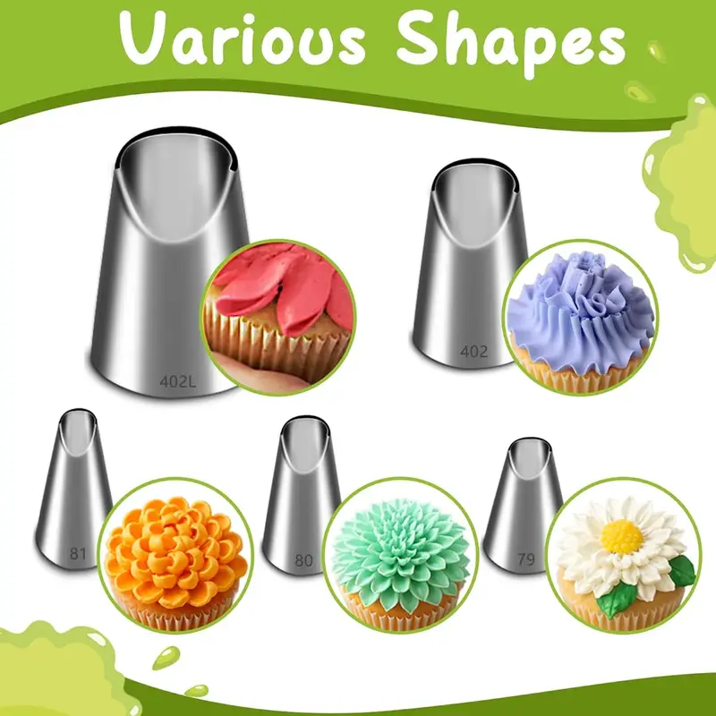 Kitchen Gadgets Deals - Zestaw 5 dysz ze stali nierdzewnej