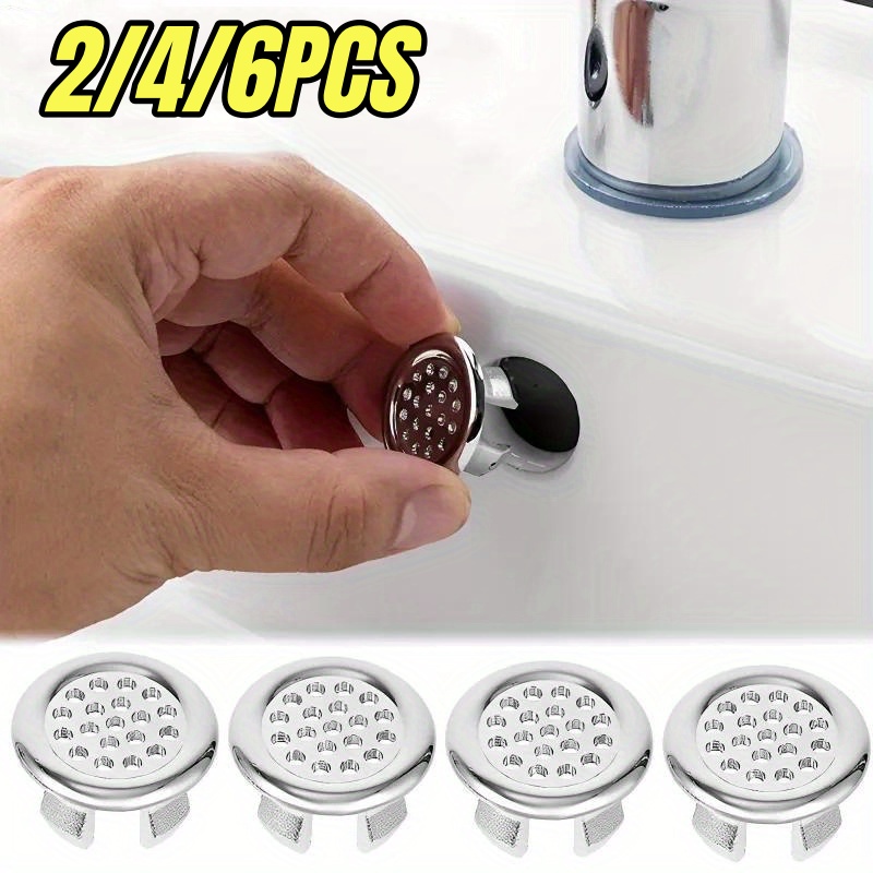 Kitchen Gadgets Hacks - 2/4/6 szt. Plastikowe zaślepki odpływu umywalki