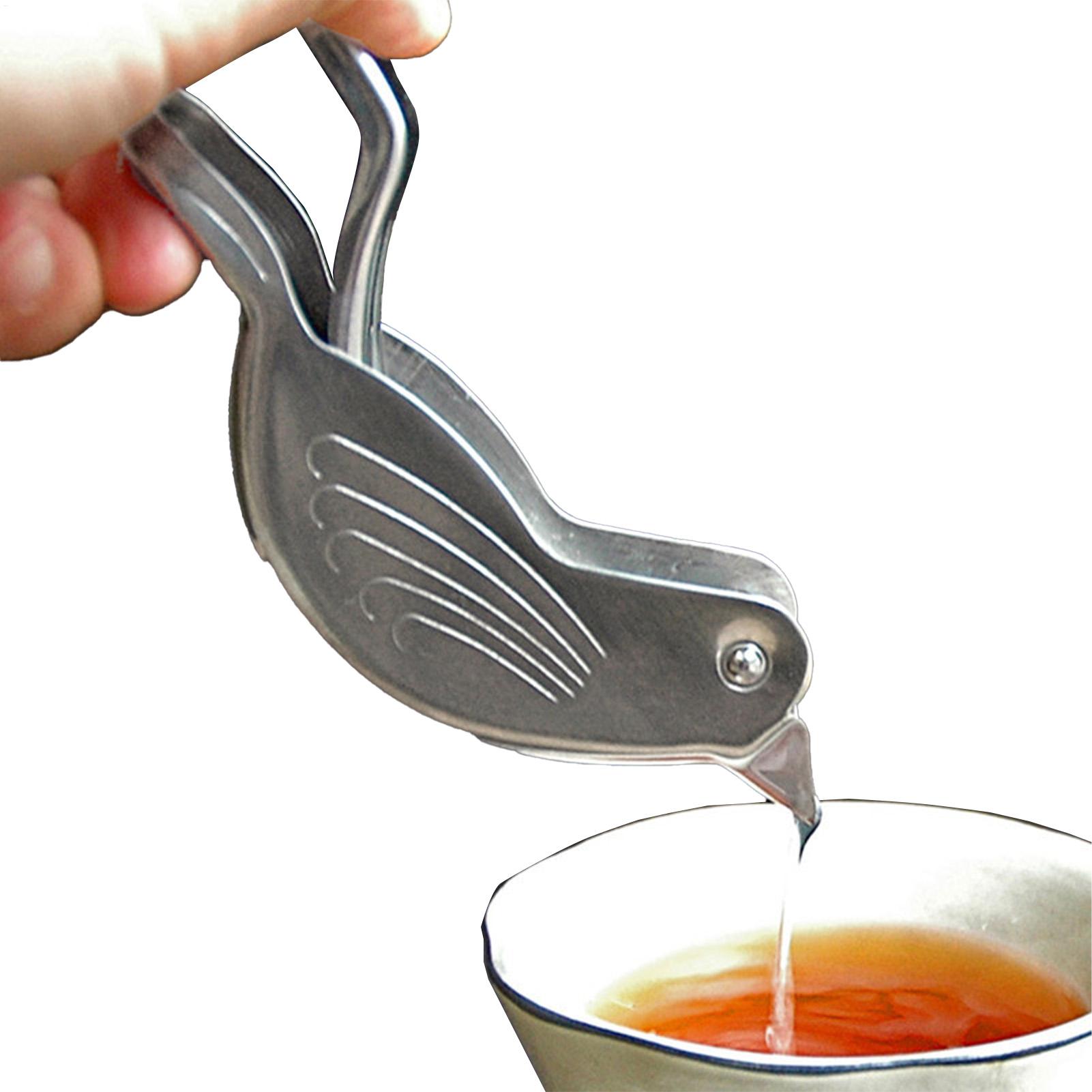 Citrus Lemon Squeezer - Srebrna wyciskarka do cytrusów w kształcie