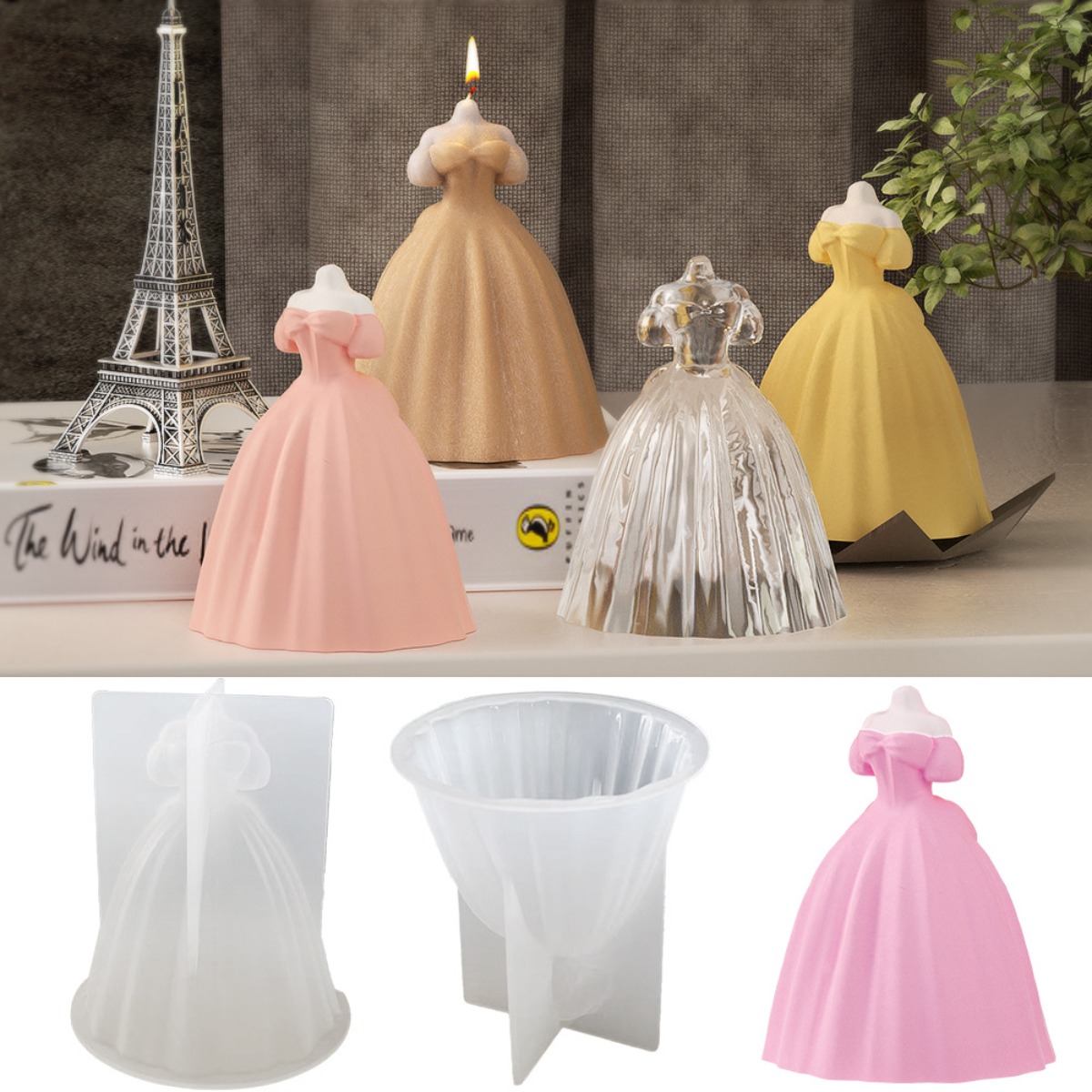 Kitchen Gadgets For Mom - Ładna sukienka księżniczki silikonowa forma na