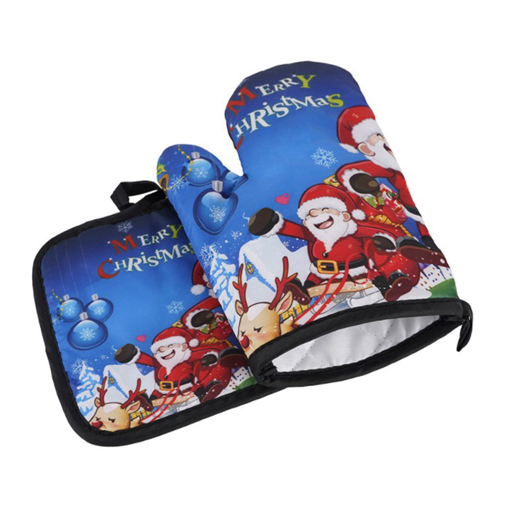 Kitchen Gadgets Xmas - Rękawice żaroodporne, rękawice świąteczne, rękawice do