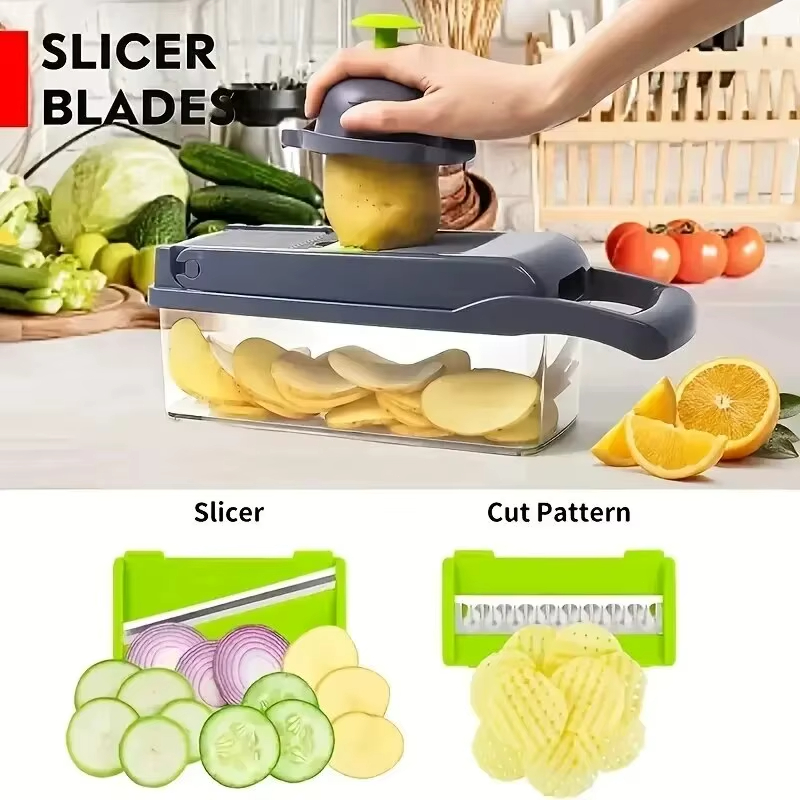 Household Kitchen Gadgets Vegetable Cutter Silk Cutter - Luksusowa krajalnica do warzyw - wiele