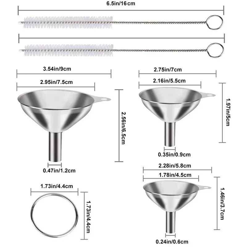 3/5 szt. Zestaw lejków kuchenn – Kitchen Gadgets Small recenzja i cena