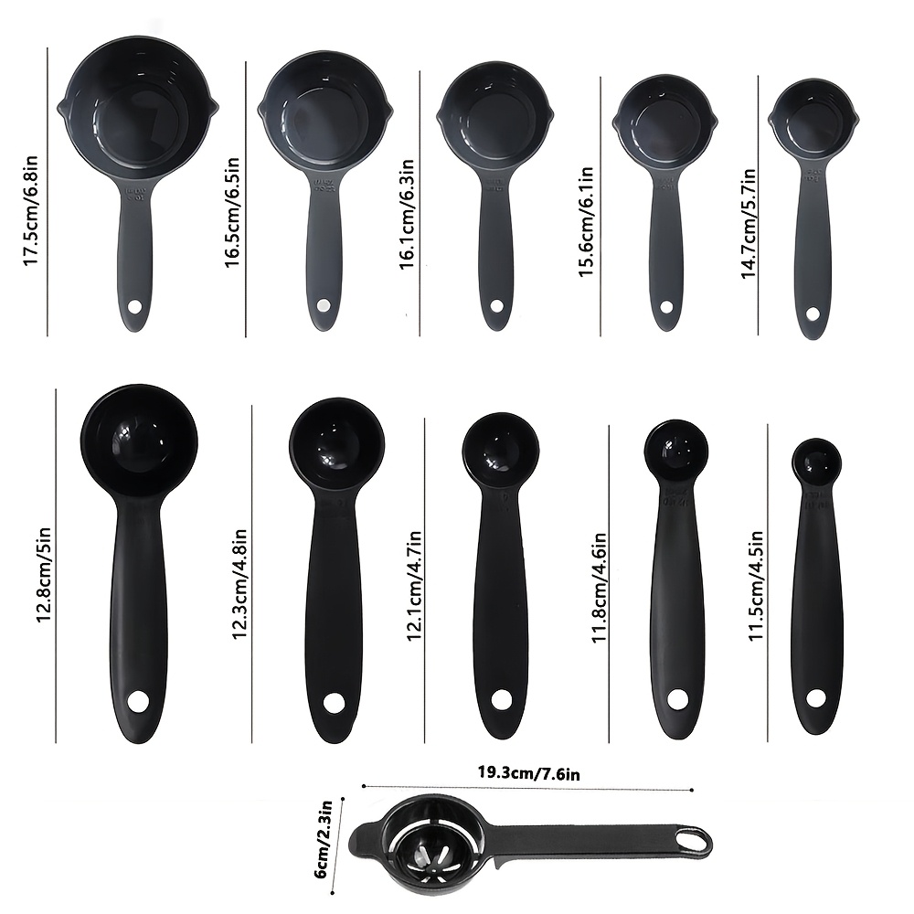 11 szt. Plastikowych miarek i  – Kitchen Gadgets Pakistan recenzja i cena