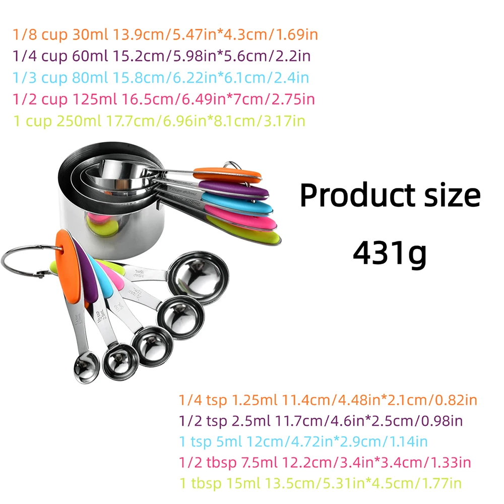 5/10 sztuk zestaw kubków i łyż – Kitchen Gadgets Pakistan recenzja i cena