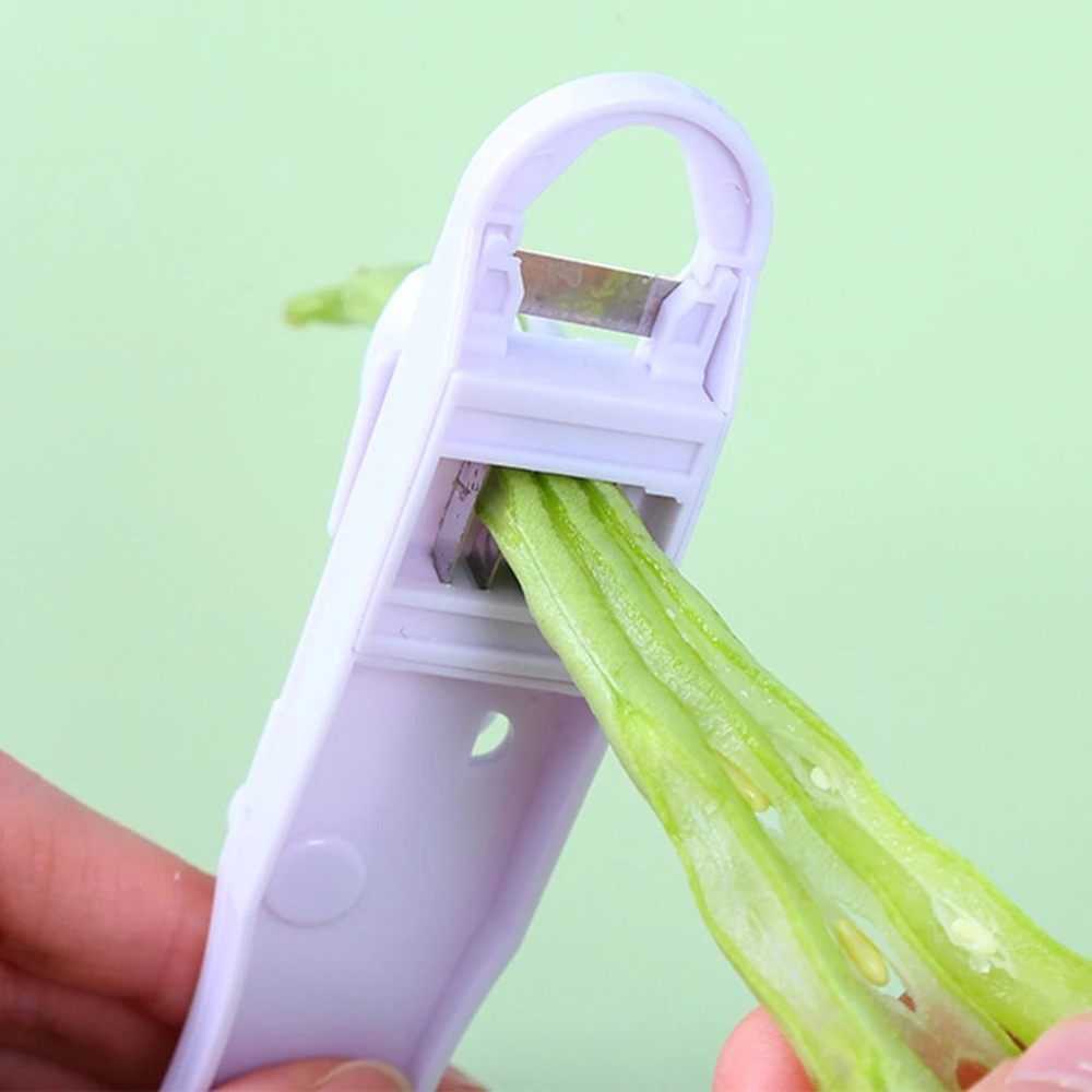1 szt. Krajalnica do fasoli sz – Household Kitchen Gadgets Vegetable Cutter Silk Cutter recenzja i cena