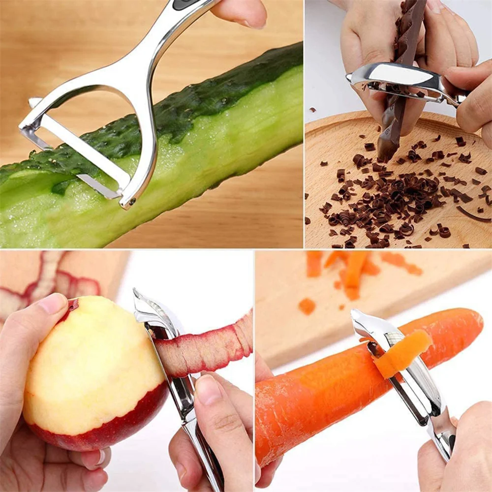 Obieraczka do warzyw ze stali  – Household Kitchen Gadgets Vegetable Cutter Silk Cutter recenzja i cena