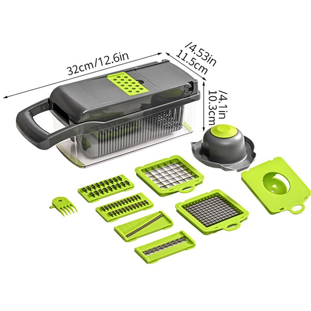 12/16 szt. Krajalnica do warzy – Household Kitchen Gadgets Vegetable Cutter Silk Cutter recenzja i cena