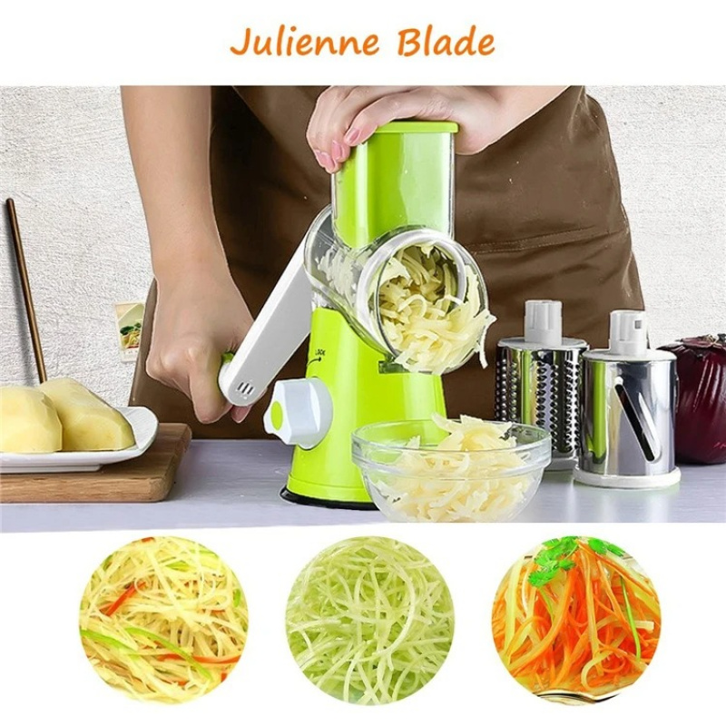 Ręczna obrotowa tarka do sera, – Household Kitchen Gadgets Vegetable Cutter Silk Cutter recenzja i cena