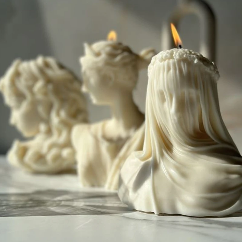 Veil Girl Candle Silicone Mold – Kitchen Gadgets For Mom recenzja i cena