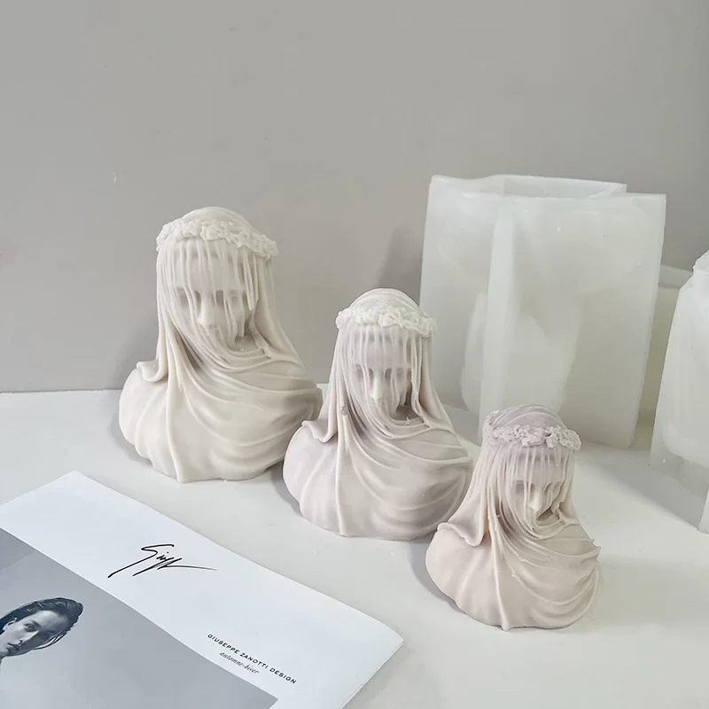Veil Girl Candle Silicone Mold – Kitchen Gadgets For Mom recenzja i cena